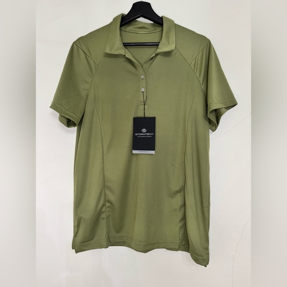 NWT Women’s StormTech Milano Sports Golf Athletic Sports UPF 50 Polo Shirt - Picture 2 of 9